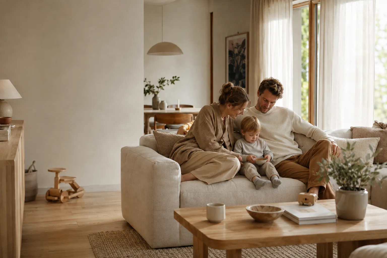 Family at home