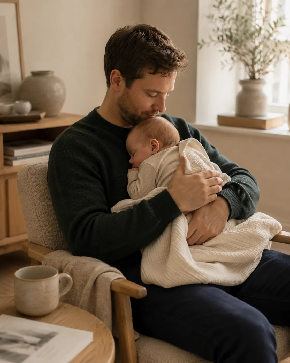 Father and baby