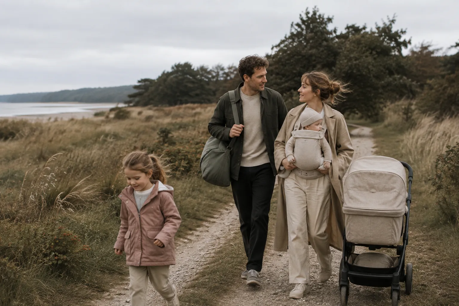 Family outdoors